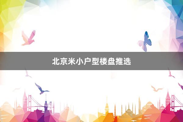 北京米小户型楼盘推选